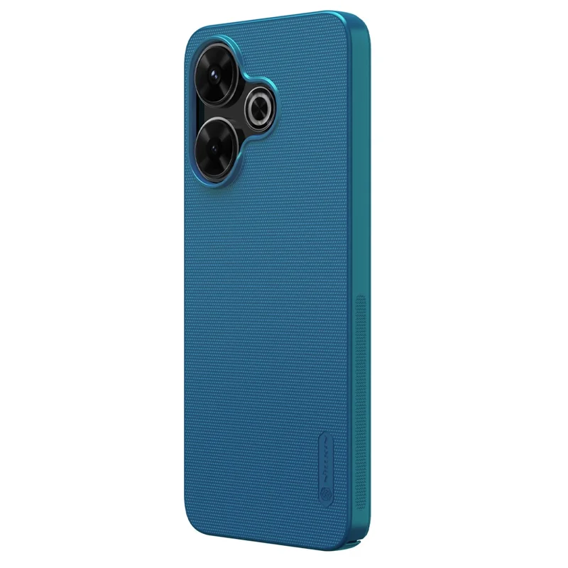 NILLKIN Frosted Shield Phone Case for Xiaomi Redmi 13 5G / 13 4G / Note 13R 5G / Poco M6 4G Hard PC Back Cover - Blue