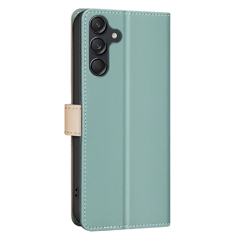 BINFEN COLOR BF33 Per Samsung Galaxy A14 5G / 4G Custodia in pelle PU con blocco RFID Cover telefonica - Verde