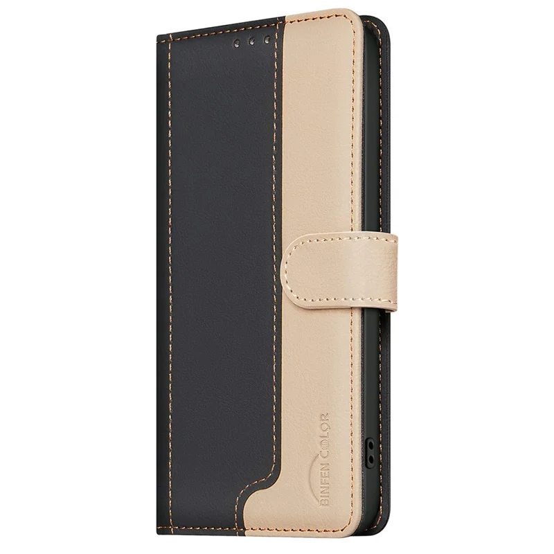 BINFEN COLOR BF33 For Google Pixel 8a Case RFID Blocking PU Leather Flip Phone Cover - Black