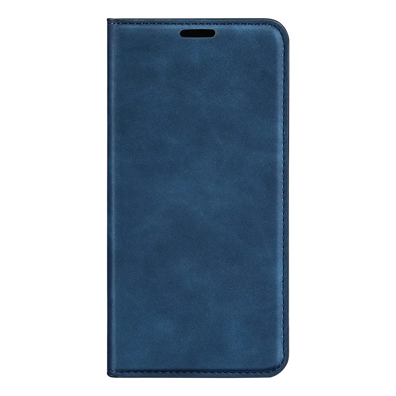 For Samsung Galaxy S24 FE Case Skin-Touch Drop-Proof Leather Wallet Phone Cover - Blue