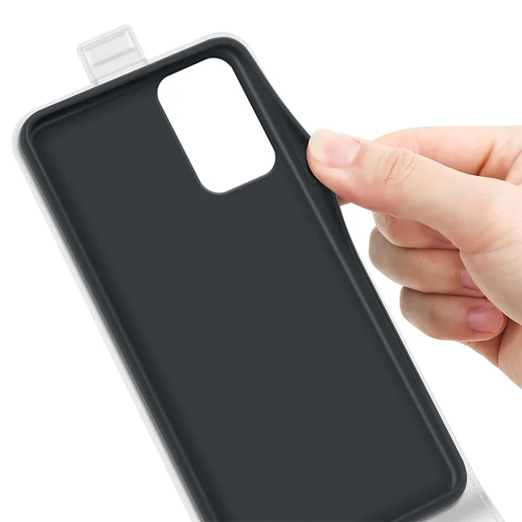 For Motorola Moto G24 Power Phone Case Vertical Flip Card Slots Leather Cover - White