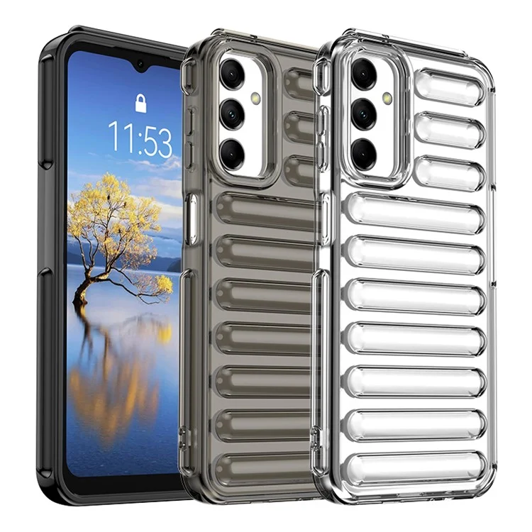 Capsule Series for Samsung Galaxy F14 5G  /  M14 5G Case TPU Anti-Drop Cell Phone Cover - Black