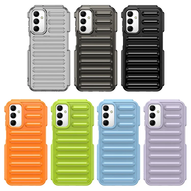 Capsule Series for Samsung Galaxy F14 5G  /  M14 5G Case TPU Anti-Drop Cell Phone Cover - Black