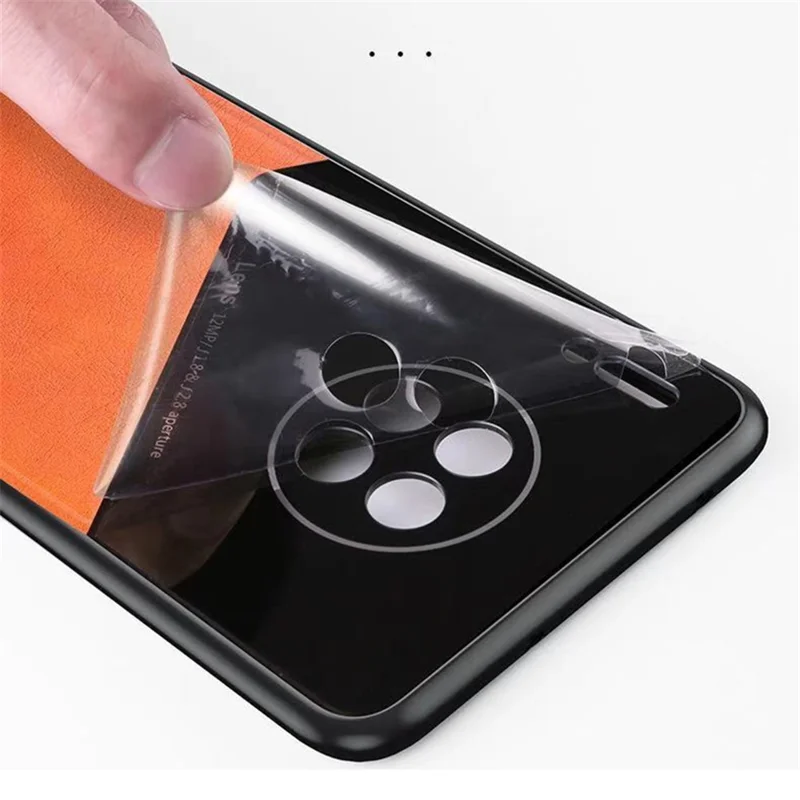 For Oppo Reno12 Pro 5G (Global) Case Leather Coating Phone Cover Camera Protection - Green