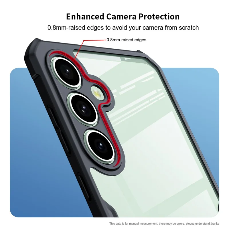 XUNDD For Samsung Galaxy S24 FE Case TPU + Acrylic Hybrid Shockproof Cover