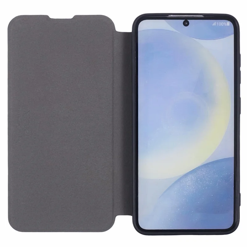 Étui X-LEVEL Colorful-2 Series Pour Samsung Galaxy S24 en cuir PU Flip Protective Cover Magnetic Auto Closing - Bleu foncé