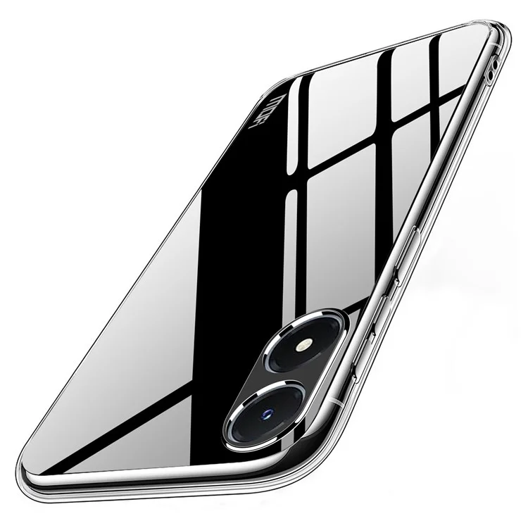 MOFI for vivo Y02s 4G Clear Crystal Case Flexible TPU Anti-Scratch Protective Phone Cover