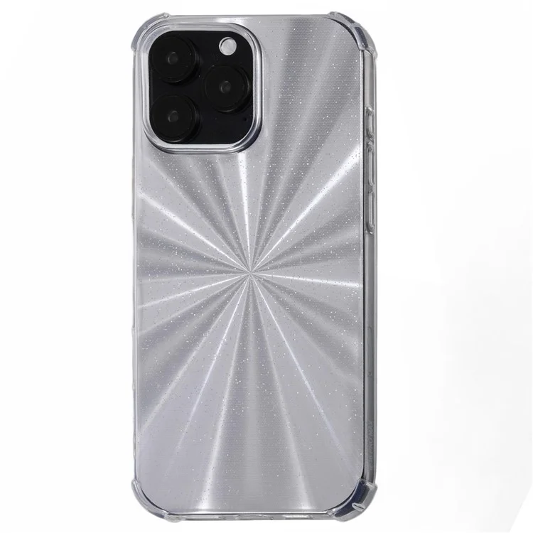 For iPhone 13 Pro Max Clear Phone Case Shockproof TPU Back Cover with 4 Removable Papers
