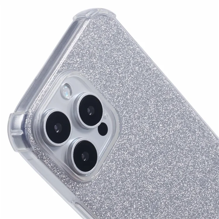 For iPhone 13 Pro Max Clear Phone Case Shockproof TPU Back Cover with 4 Removable Papers