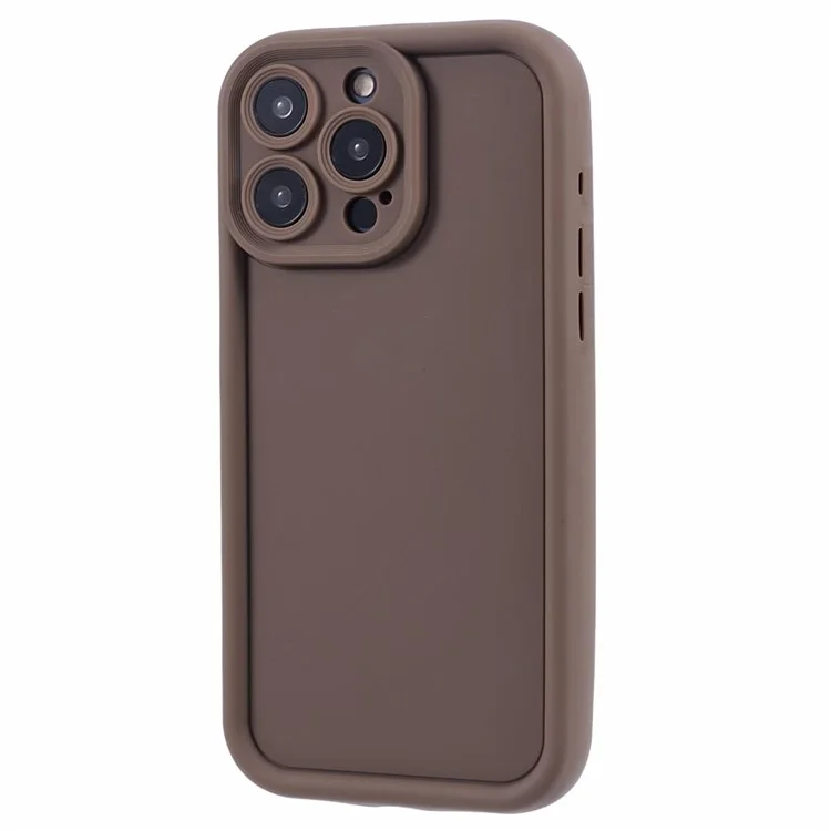 Für iPhone 13 Pro Case Stoßfest TPU Telefonrückabdeckung - Braun