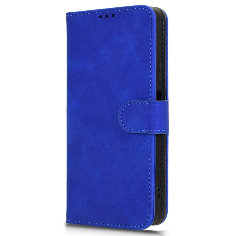 For BLU View 5 Case Skin-Touch PU Leather Wallet Phone Cover Stand View - Blue