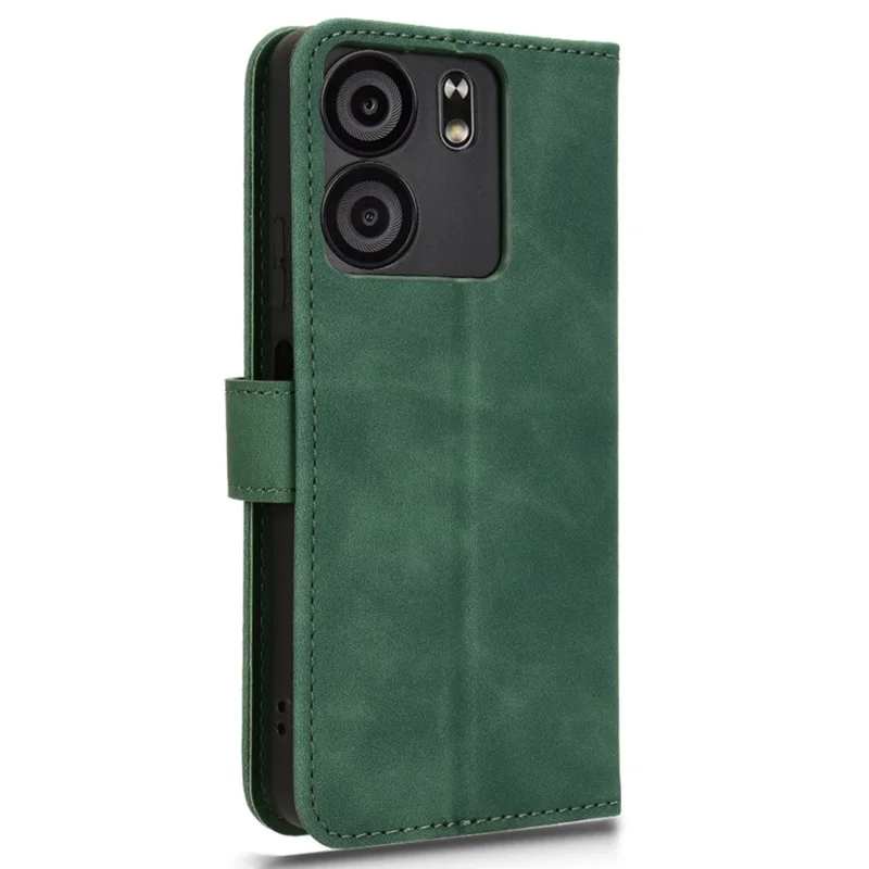 For BLU View 5 Case Skin-Touch PU Leather Wallet Phone Cover Stand View - Green