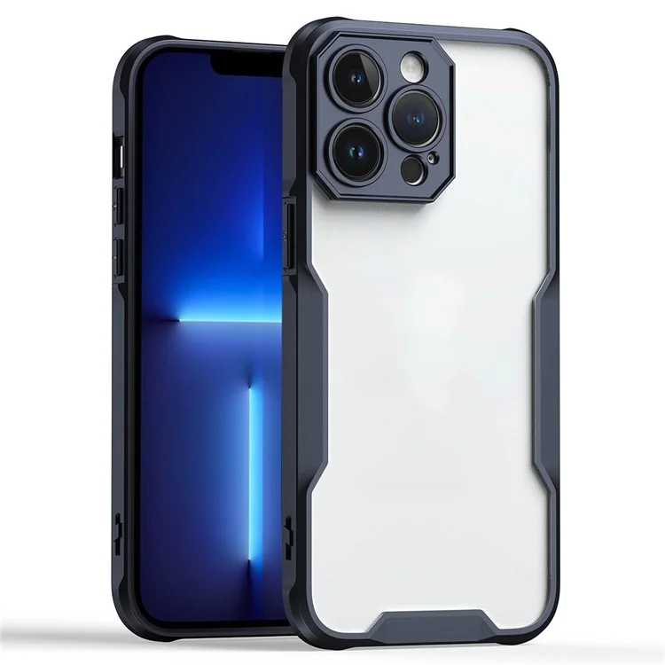 Чехол для iPhone 13 Pro Max, военно-морской защиты от падения, ударопрочный чехол для телефона - черный