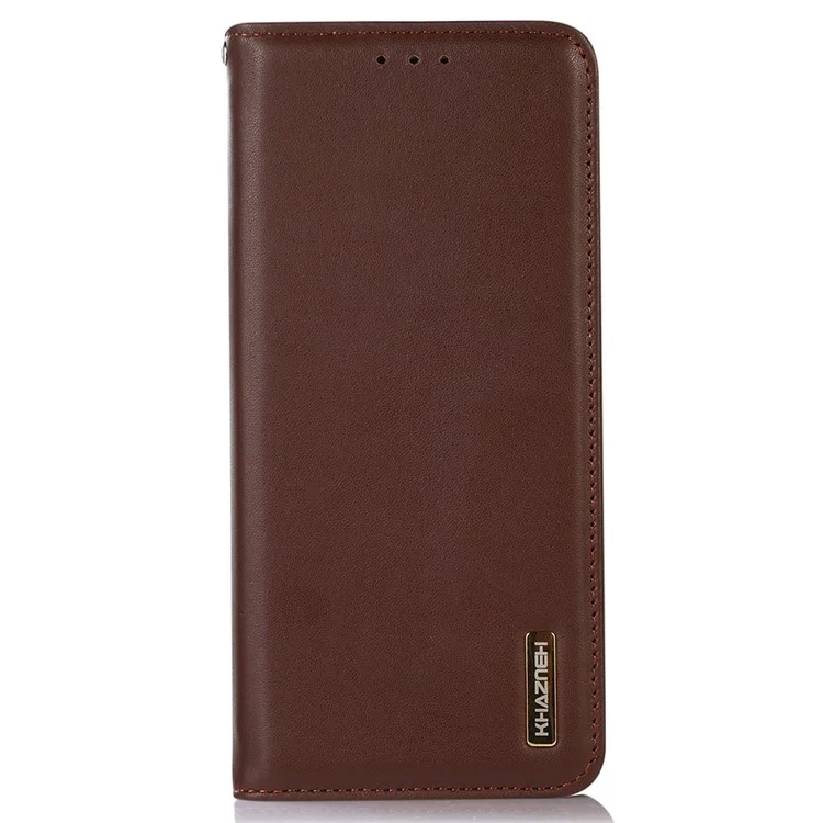 KHAZNEH Чехол для Sony Xperia 1 VI Genuine Cow Leather, Wallet Phone Cover, Nappa Texture - Brown