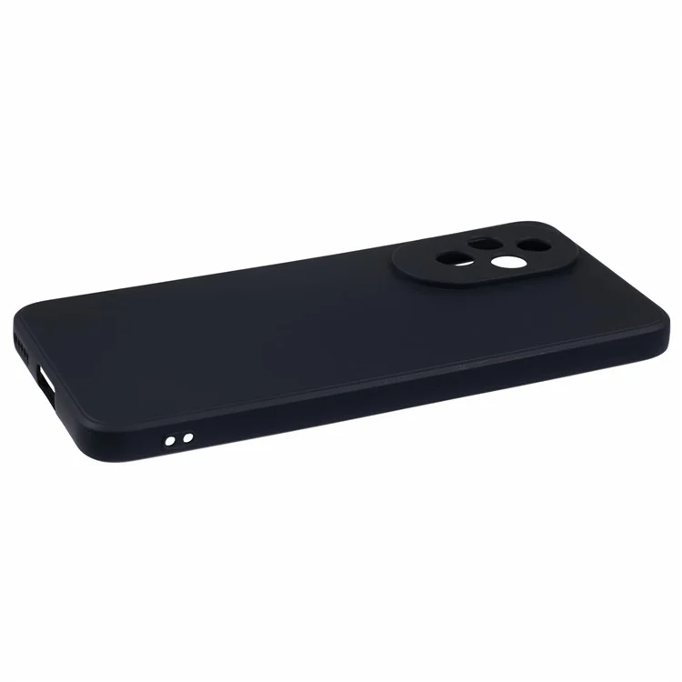 For Honor 200 Pro 5G Case Fiber Lining TPU Phone Case Smooth Touch - Black