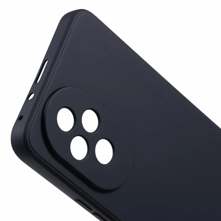 For Honor 200 Pro 5G Case Fiber Lining TPU Phone Case Smooth Touch - Black