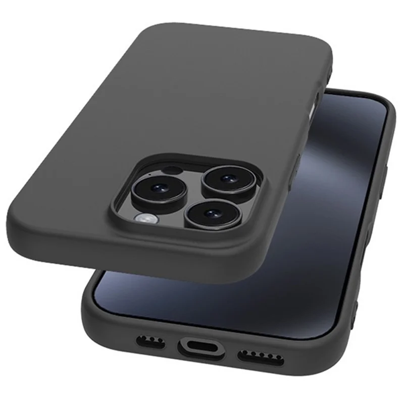 WANLONFENG MS Series for iPhone 16 Pro TPU Case with Screen Protector (Big Lens Hole)