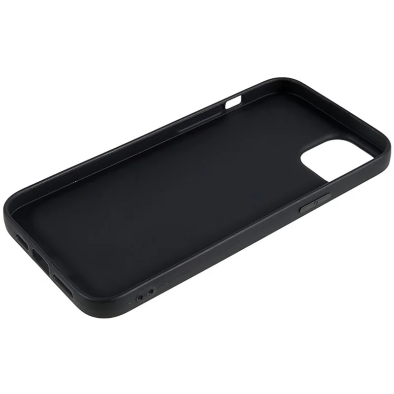 WANLONFENG Série MS para iPhone 13 Capa de Telefone TPU com Película de Vidro Temperado (Big Lens Hole)