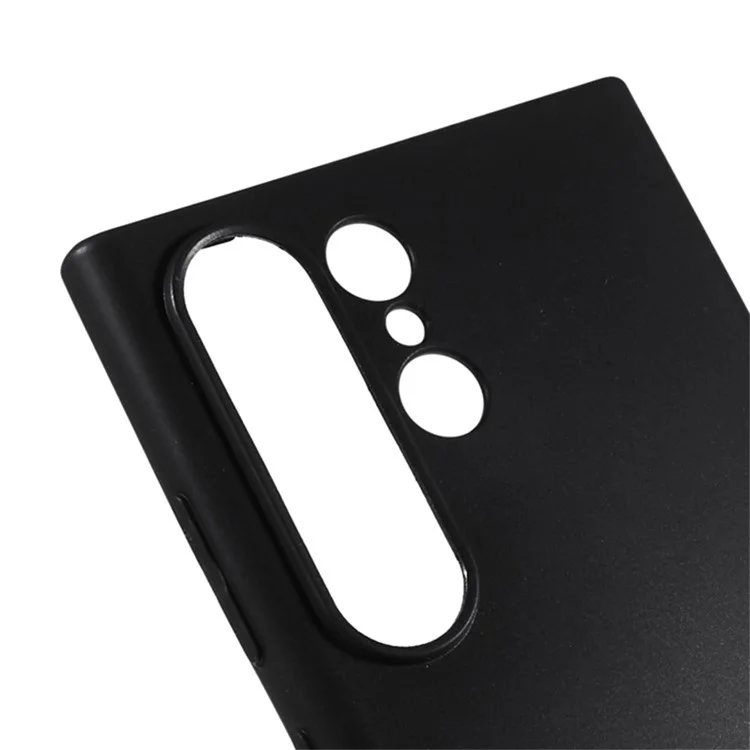 WANLONFENG MS Series for Samsung Galaxy S23 Ultra TPU Matte Phone Case with Tempered Glass Screen Film