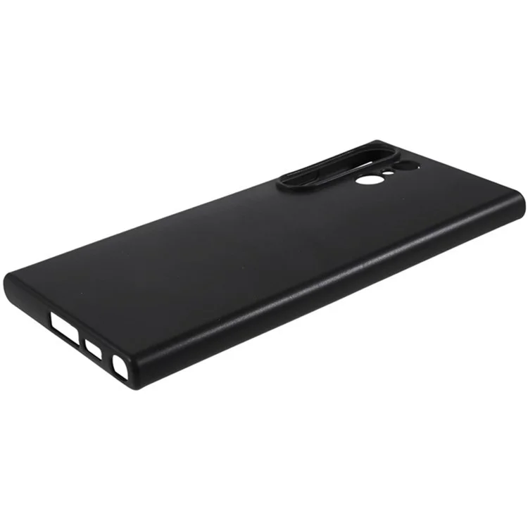 WANLONFENG MS Series for Samsung Galaxy S23 Ultra TPU Matte Phone Case with Tempered Glass Screen Film