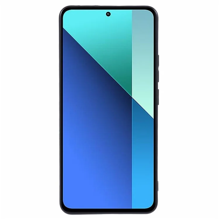 WANLONFENG Série MS para Xiaomi Redmi Note 13 4G Capa Matte TPU Soft Cover com Protetor de Tela