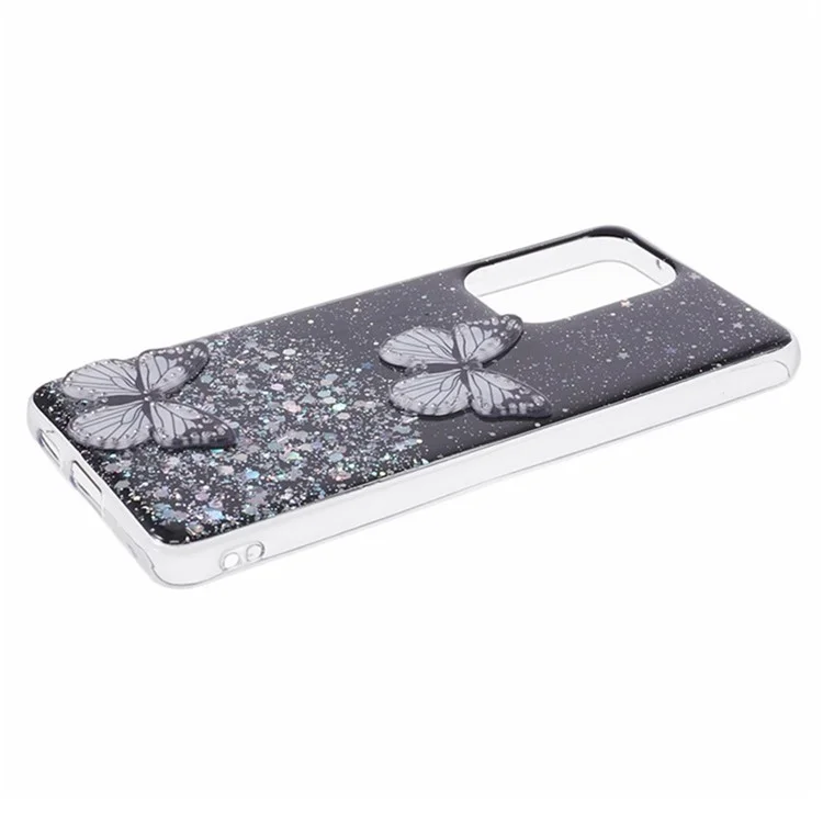 WANLONFENG AW Series for Samsung Galaxy A53 5G Case with Screen Protector 2-in-1 TPU Aesthetic Phone Cover - Black