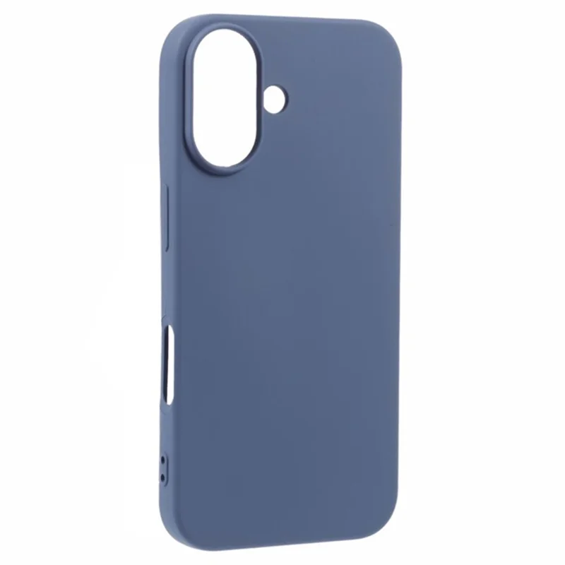 WANLONFENG RB2 Series for iPhone 16 Plus Case Big Lens Hole TPU Phone Cover with Screen Film - Lavender Grey
