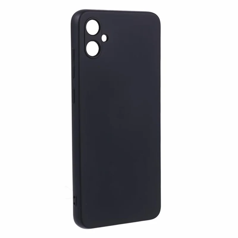 WANLONFENG RB2 Series for Samsung Galaxy A05 4G Case Soft TPU Phone Cover with Screen Protector - Black