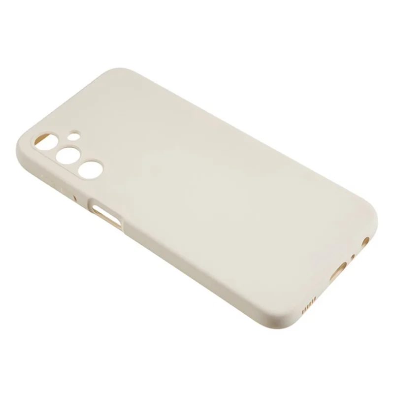 WANLONFENG RB2 Series for Samsung Galaxy A14 5G / 4G Case Anti-Scratch TPU Phone Cover with Screen Protector - White