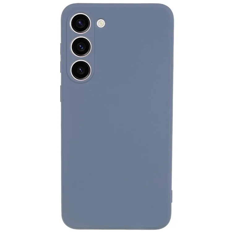 WANLONFENG RB2-Serie für Samsung Galaxy S23 Case mit Bildschirmfolie Soft TPU-Handyhülle - Lavendel-Grau