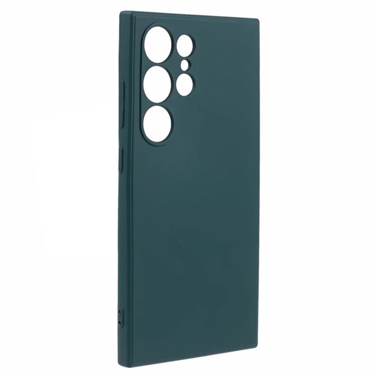 WANLONFENG RB2 Series per Samsung Galaxy S24 Ultra Case con Pellicola Protettiva Ritagli Precisi Custodia in TPU - Army Green