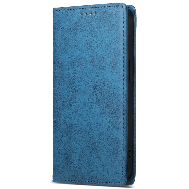 DF-05 For Samsung Galaxy S24 FE Case RFID Blocking PU Leather Phone Cover - Blue