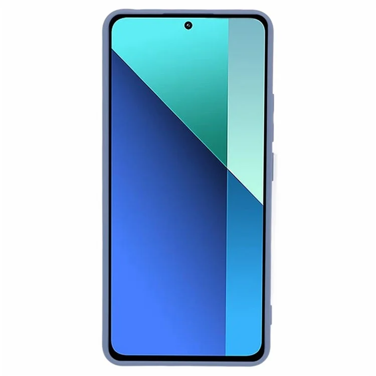 WANLONFENG RB2 Series para Xiaomi Redmi Note 13 4G	Carcasa de TPU con Película de Pantalla (Recorte Preciso) - Gris Lavanda