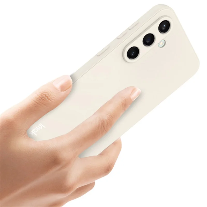 IMAK UC-4 Series для Samsung Galaxy S24 FE Case TPU Phone Cover с прямым краем - белый