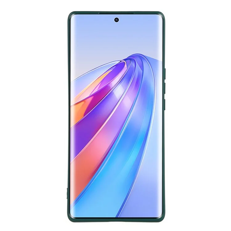 WANLONFENG RB2 Series for Honor X9b 5G / Magic6 Lite 5G Case TPU Phone Cover with Screen Film - Army Green