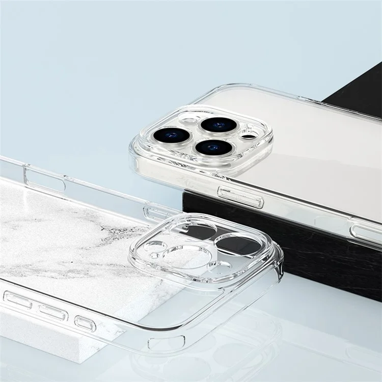 Чехол для iPhone 13 Pro с закалённым стеклом и ТПУ, противоударный корпус