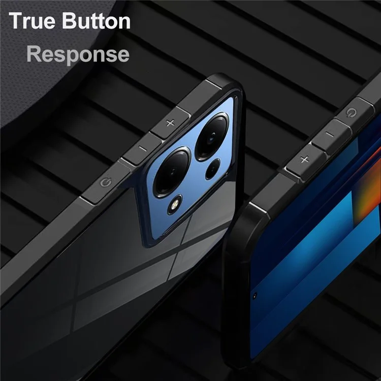 For Xiaomi Redmi Note 13 Pro 4G  /  Poco M6 Pro 4G Case Drop Protection PC+TPU Phone Back Cover