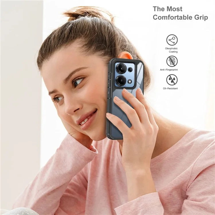 For Xiaomi Redmi Note 13 Pro 4G  /  Poco M6 Pro 4G Case Drop Protection PC+TPU Phone Back Cover