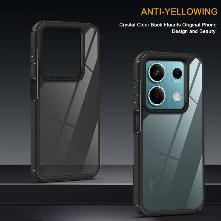 For Xiaomi Redmi Note 13 5G Case Drop Protection PC+TPU Phone Back Cover
