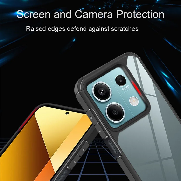 For Xiaomi Redmi Note 13 5G Case Drop Protection PC+TPU Phone Back Cover