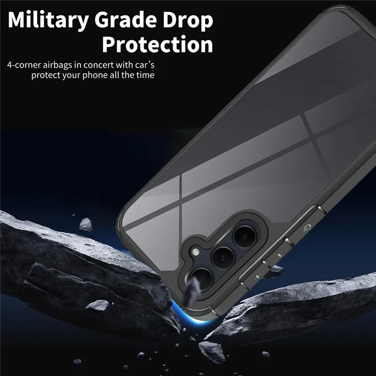 Для Samsung Galaxy A35 5G Case Drop Protection PC+TPU Phone Back Cover