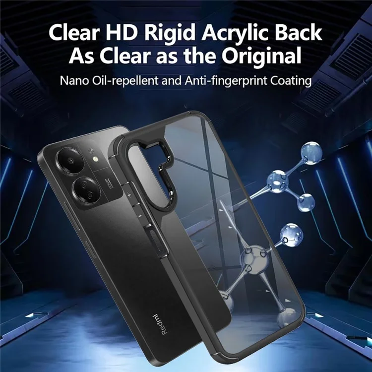 For Xiaomi Redmi 13C 4G Case Drop Protection PC+TPU Phone Back Cover