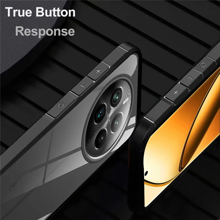 Pour Realme Narzo 70 Pro 5G / 12 4G / 12+ 5G Étui Protection Antichute PC+TPU Housse Arrière de Téléphone