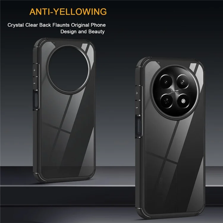 For Realme 12 5G Case Drop Protection PC+TPU Phone Back Cover