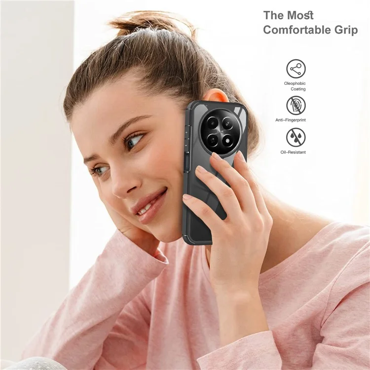 For Realme 12 5G Case Drop Protection PC+TPU Phone Back Cover