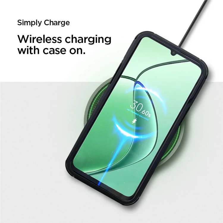 For Realme 12 5G Case Drop Protection PC+TPU Phone Back Cover
