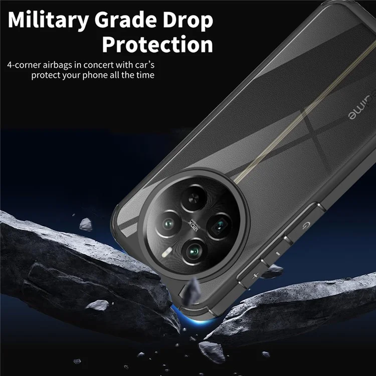 For Realme 12 Pro+ 5G  /  12 Pro 5G Case Drop Protection PC+TPU Phone Back Cover