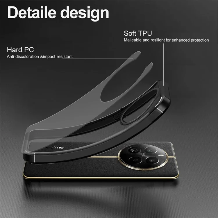 For Realme 12 Pro+ 5G  /  12 Pro 5G Case Drop Protection PC+TPU Phone Back Cover