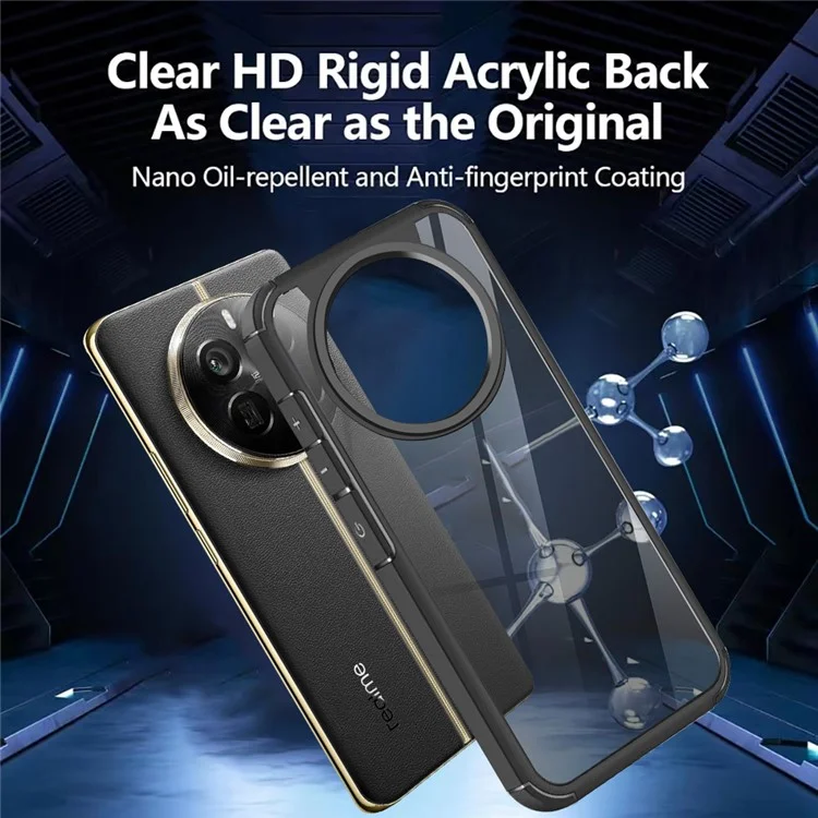 For Realme 12 Pro+ 5G  /  12 Pro 5G Case Drop Protection PC+TPU Phone Back Cover