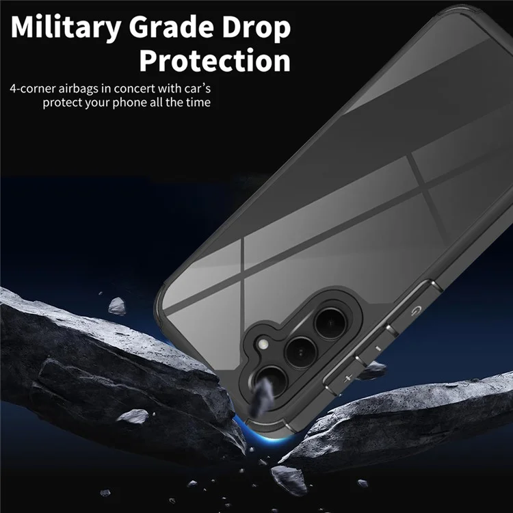 Per Samsung Galaxy S23 FE Case Protezione da caduta PC+TPU Custodia posteriore per telefono